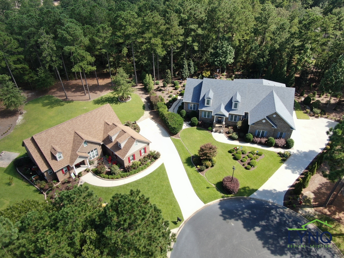 Well-maintained residential roof served by LYNQ Roofing in Charleston